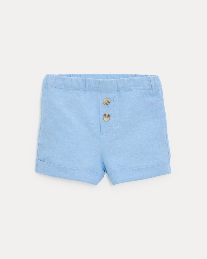 Short en chambray No&eacute; Coloris bleu clair  Natalys