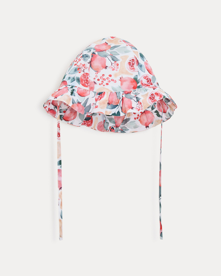 Chapeau en voile de coton Lison Imprimé grenade Natalys