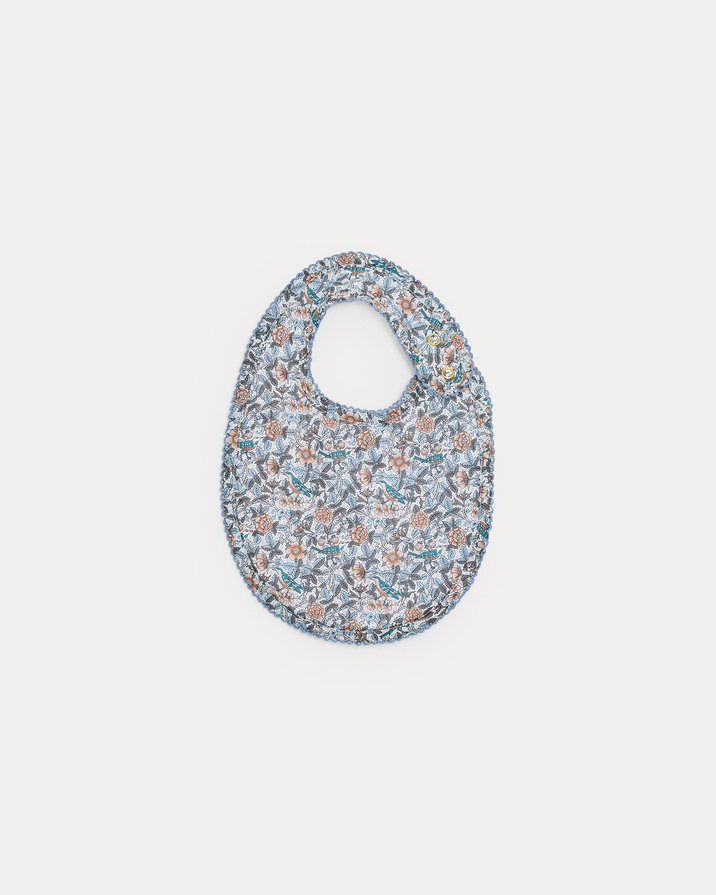 Bavoir ajustable Eugène En tissu Liberty Natalys