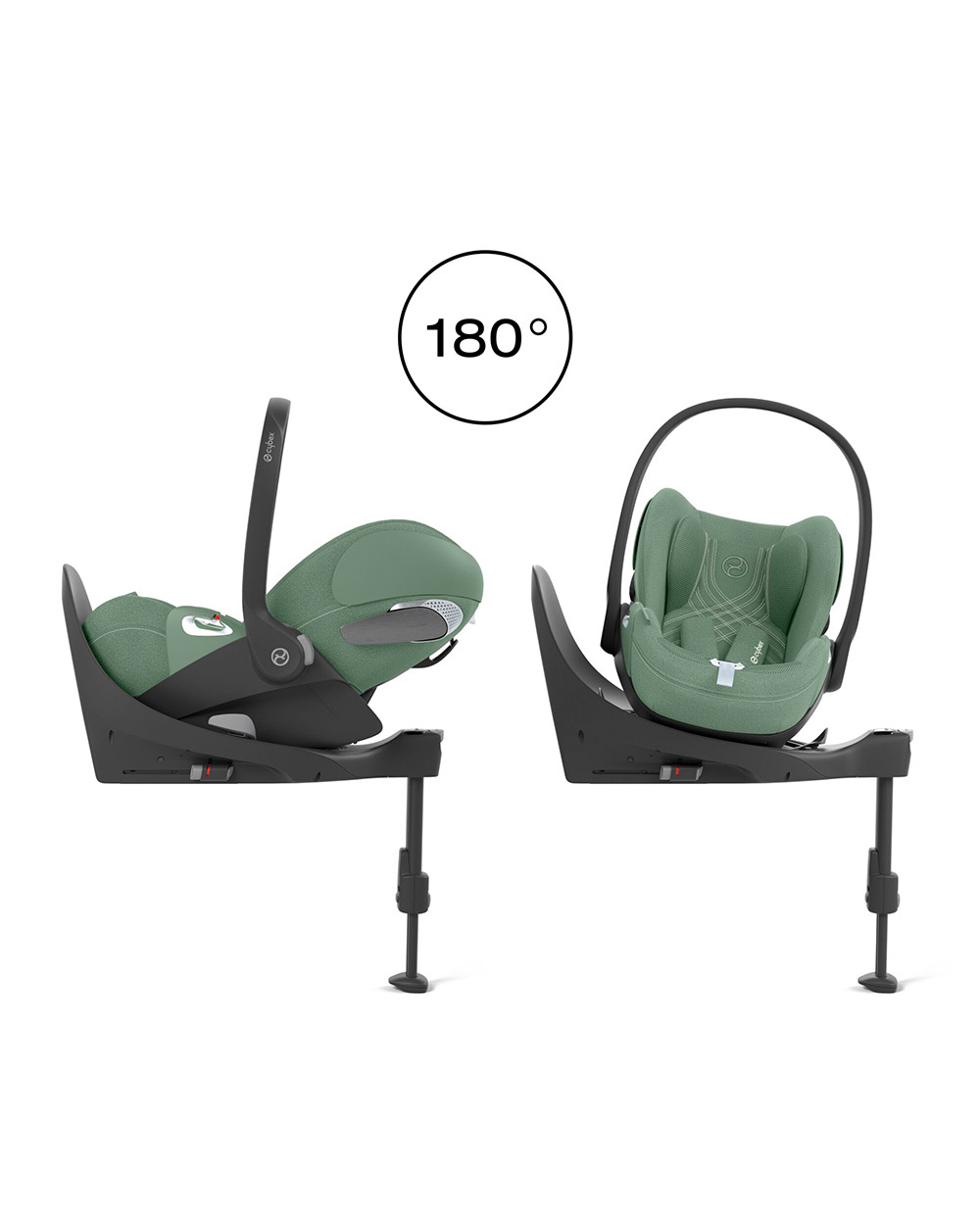 Siège auto Cloud T i-Size Coloris leaf green (Plus) Cybex