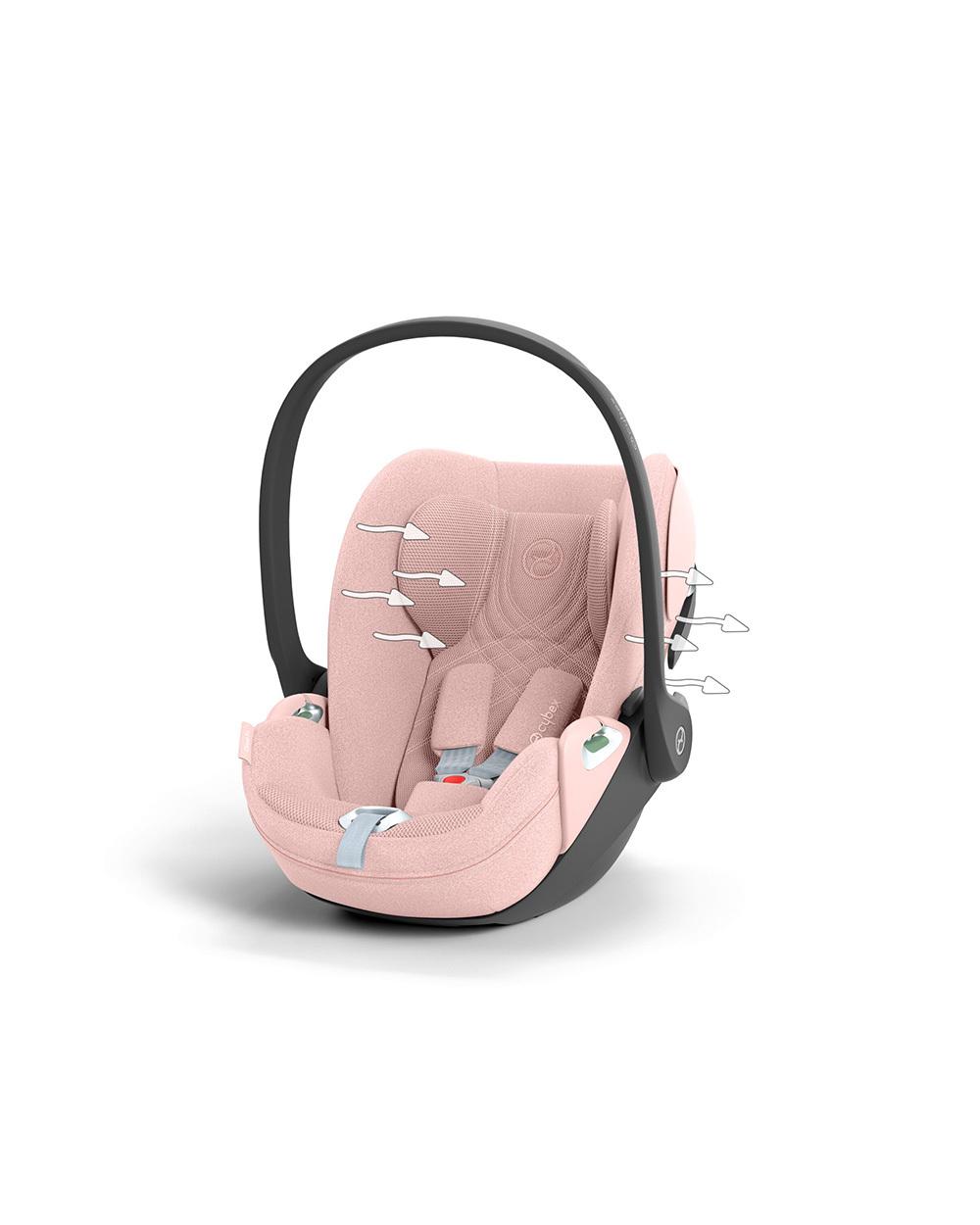Si&egrave;ge auto Cloud T i-Size Coloris peach pink (Plus)  Cybex