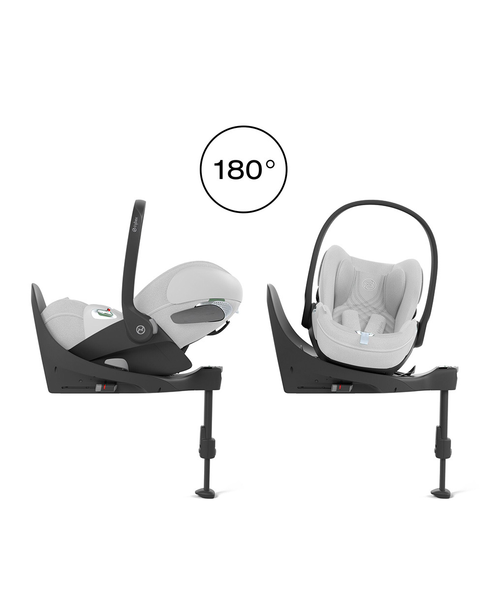 Si&egrave;ge auto Cloud T i-Size Coloris platinum white (Plus)  Cybex