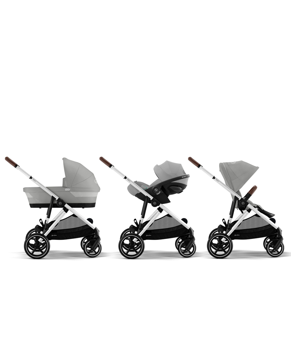Poussette Gazelle S Coloris stone grey Cybex