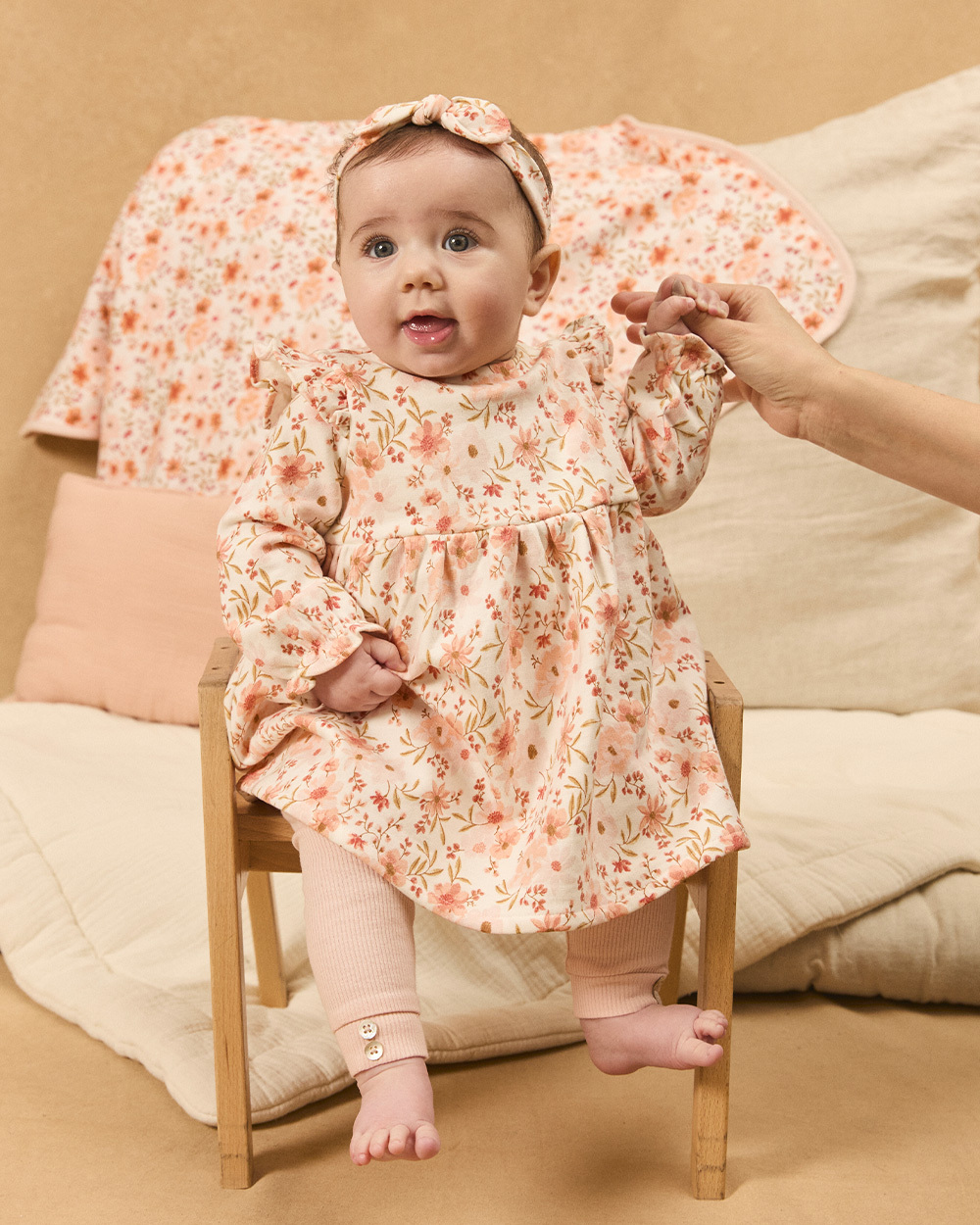 Ensemble Bébé Fille 2 Pièces Robe + Pantalon 12 Mois - Neuf Avec étiquettes