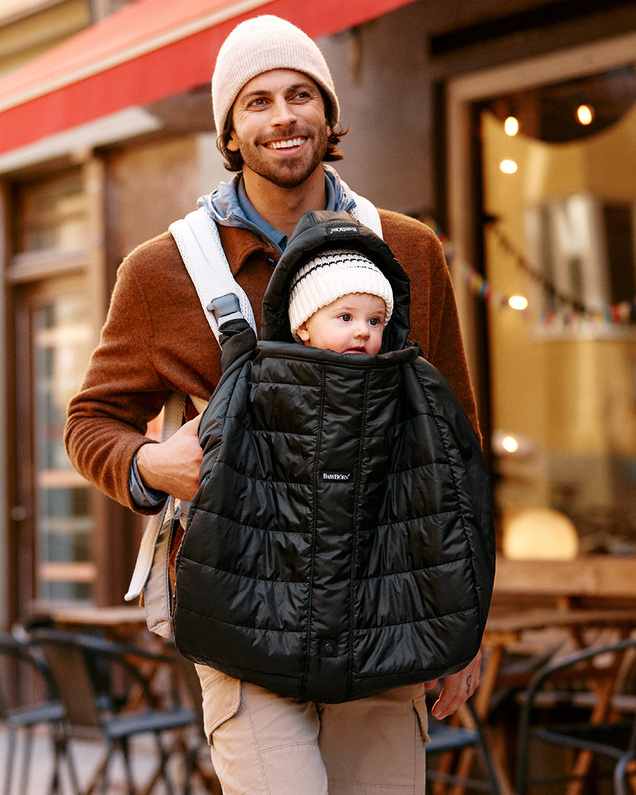 Cape d'hiver pour porte-bébé Coloris noir  Babybjörn