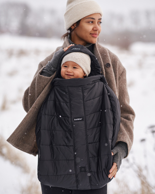 Cape d'hiver pour porte-bébé Coloris noir  Babybjörn