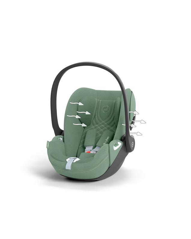 Siège auto Cloud T i-Size Coloris leaf green (Plus)  Cybex