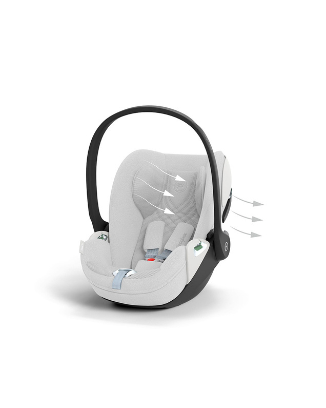 Siège auto Cloud T i-Size Coloris platinum white (Plus) Cybex