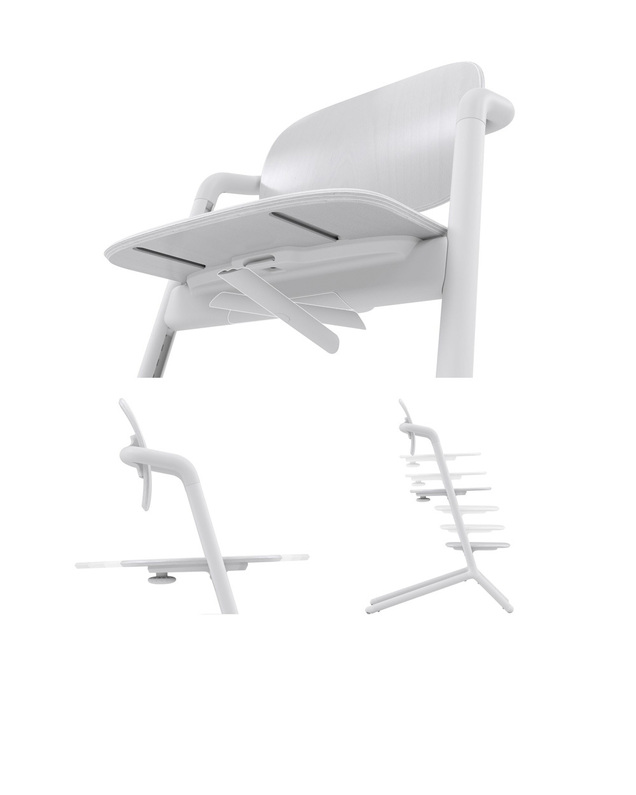 Chaise haute Lemo 3-en-1 Coloris all white Cybex