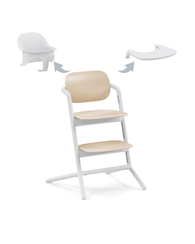 Chaise haute Lemo 3-en-1 Coloris sand white Cybex