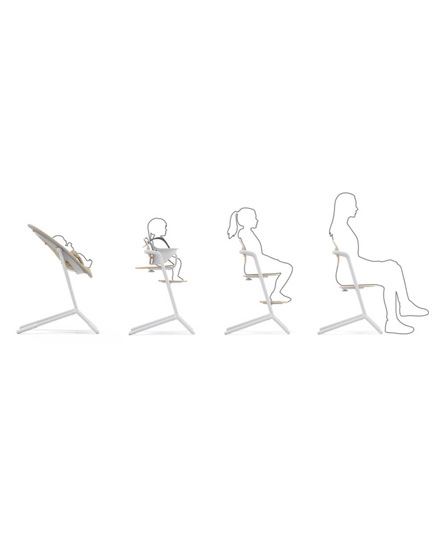 Chaise haute Lemo 3-en-1 Coloris sand white Cybex