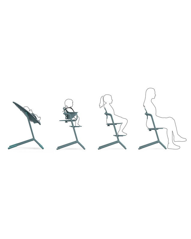 Chaise haute Lemo 3-en-1 Coloris stone blue Cybex