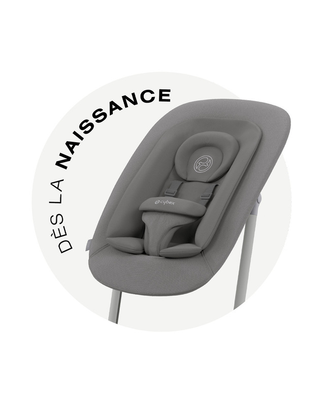 Chaise haute Lemo 4-en-1 Coloris suede grey Cybex
