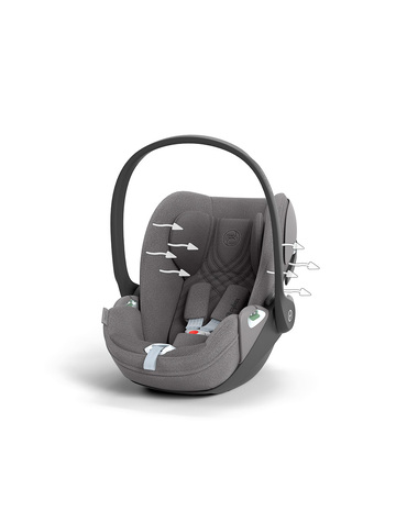 Si&egrave;ge auto Cloud T i-Size Coloris mirage grey (Plus)  Cybex