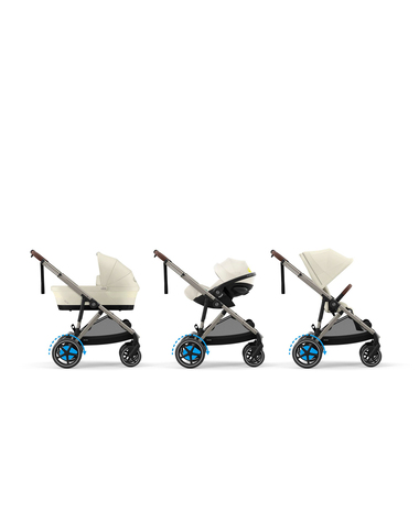 Poussette e-Gazelle S Coloris seashell beige  Cybex