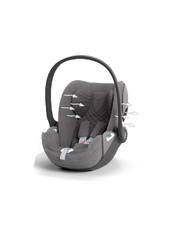 Si&egrave;ge auto Cloud T i-Size Coloris mirage grey (Plus)  Cybex
