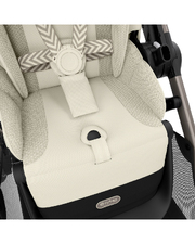 Poussette e-Gazelle S Coloris seashell beige Cybex