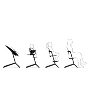 Chaise haute Lemo 4-en-1 Coloris stunning black Cybex